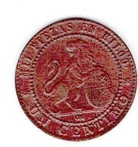 23-2055 Spanje 1 centimo 1870, Ophalen of Verzenden, Overige landen, Losse munt