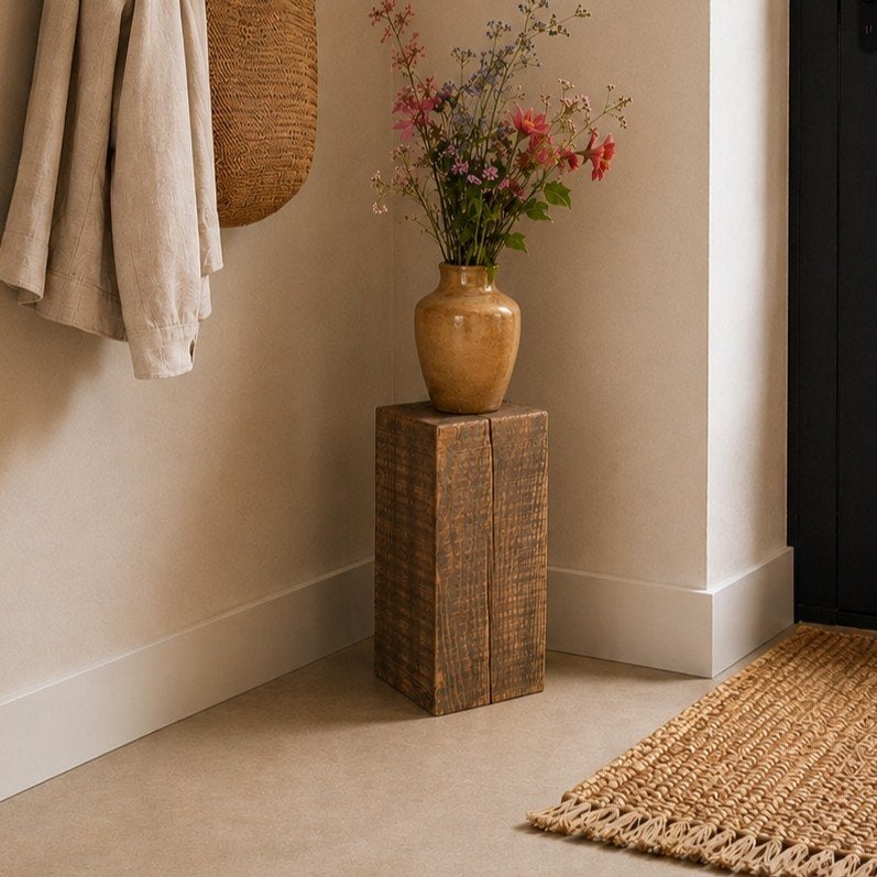Houten blok - kleine zuil Douglas 37,5cm #13, Houtatelier M.Y., Info@myhoutatelier.nl, Nieuw, Ophalen of Verzenden