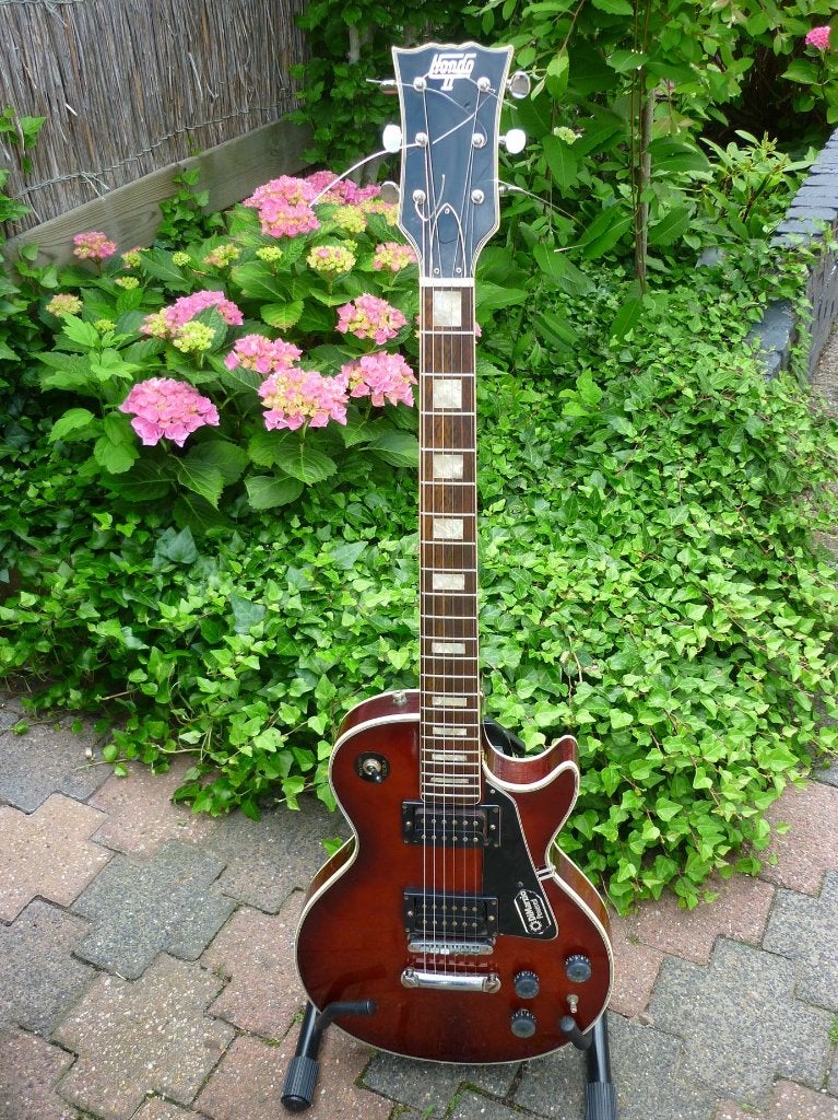 Hondo II HD745 elektrische gitaar met werk, Ophalen, Gebruikt, Elektrische gitaar