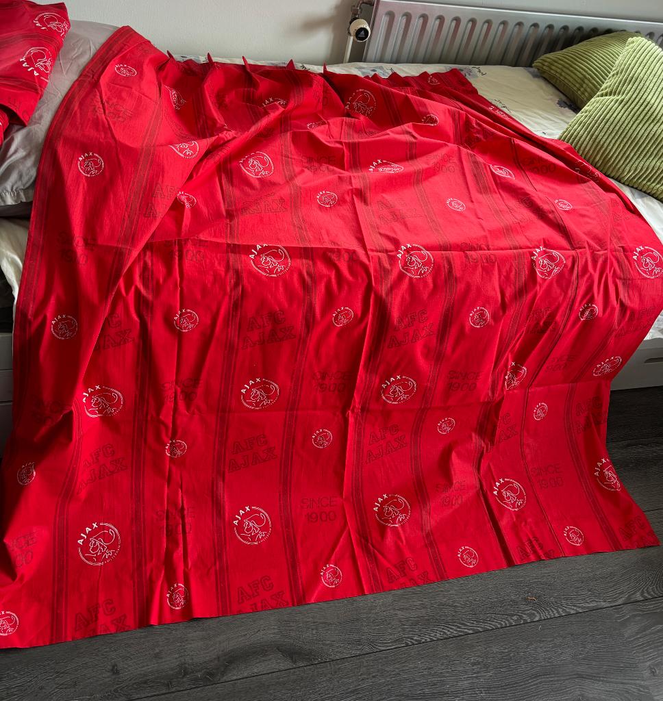 Ajax gordijnen, klok en plafondlamp, Huis en Inrichting, Woonaccessoires | Overige, Ophalen, Gebruikt, Overige materialen, Overige stijlen