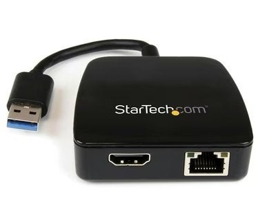 Startech USB31 GEHD (zwart) USB/HDMI/Ethernet Hub, Computers en Software, Laptop, Nieuw, Ophalen of Verzenden, StarTech
