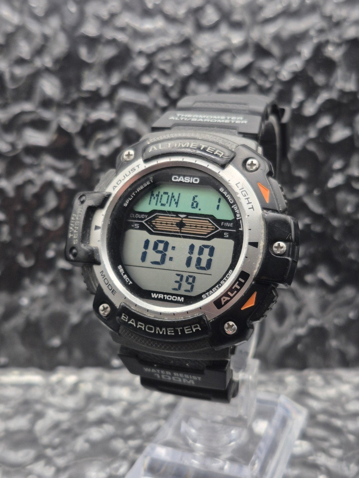 Casio Twin Sensor Barometer Ref. SGW-300H World Time, Casio, IOS, Casio, Casio