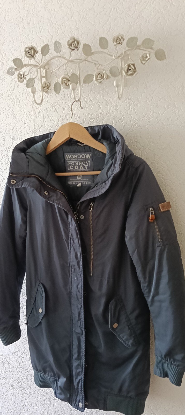 Moscow parka, maat XS, Ophalen of Verzenden, Moscow, Maat 34 (XS) of kleiner, Grijs