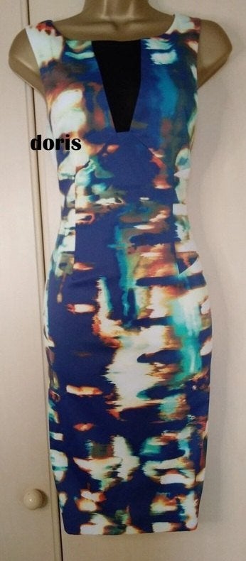 jurk Karen Millen maat 8/36 oksel tot oksel 39 rek 42 cm, Ophalen of Verzenden, Zo goed als nieuw, Maat 36 (S), Boven de knie