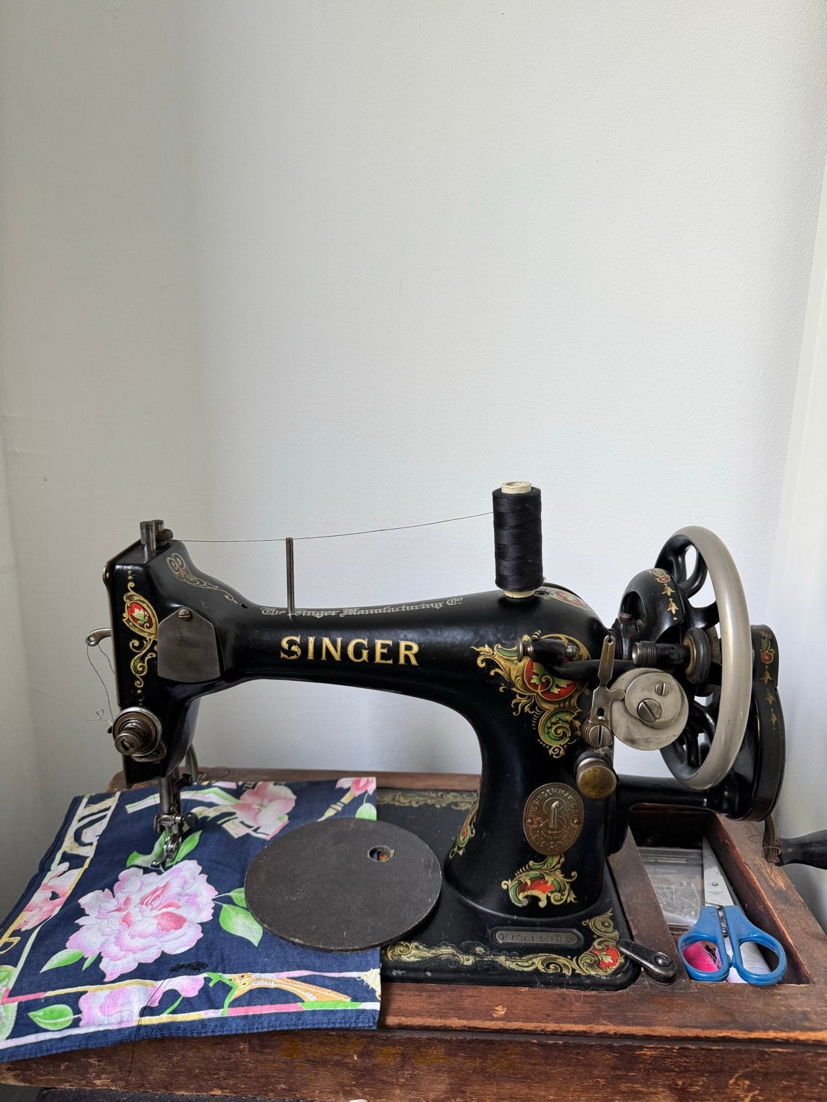 Antieke Singer handnaaimachine, Antiek en Kunst, Ophalen of Verzenden