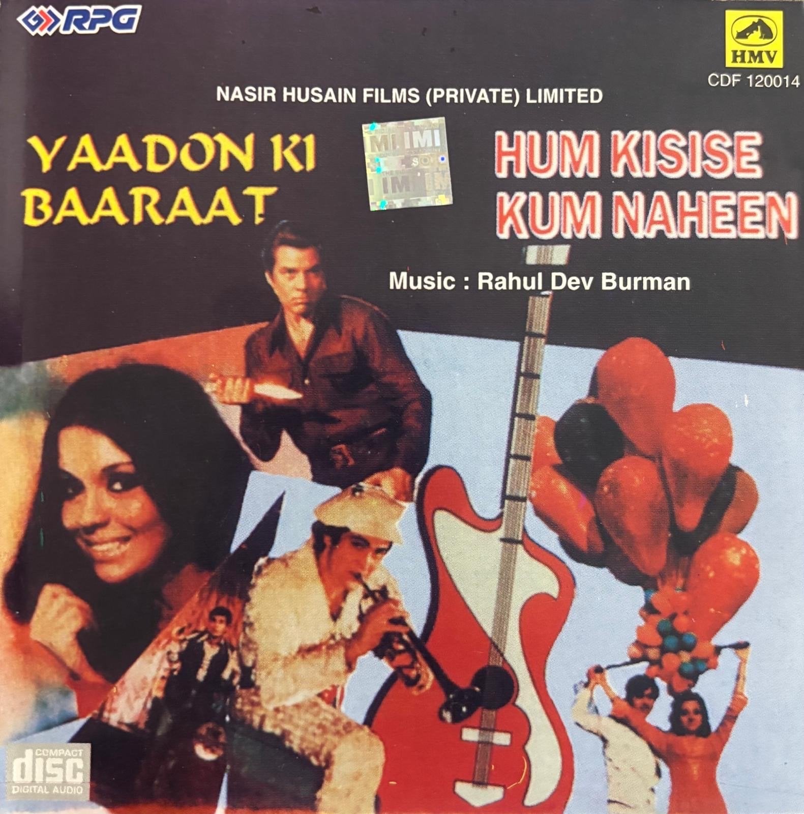 Yaadon Ki Baaraat / Hum Kisise Kum Naheen Soundtrack CD, Cd's en Dvd's, Verzenden, Soundtrack, Zo goed als nieuw, Inclusief doosje