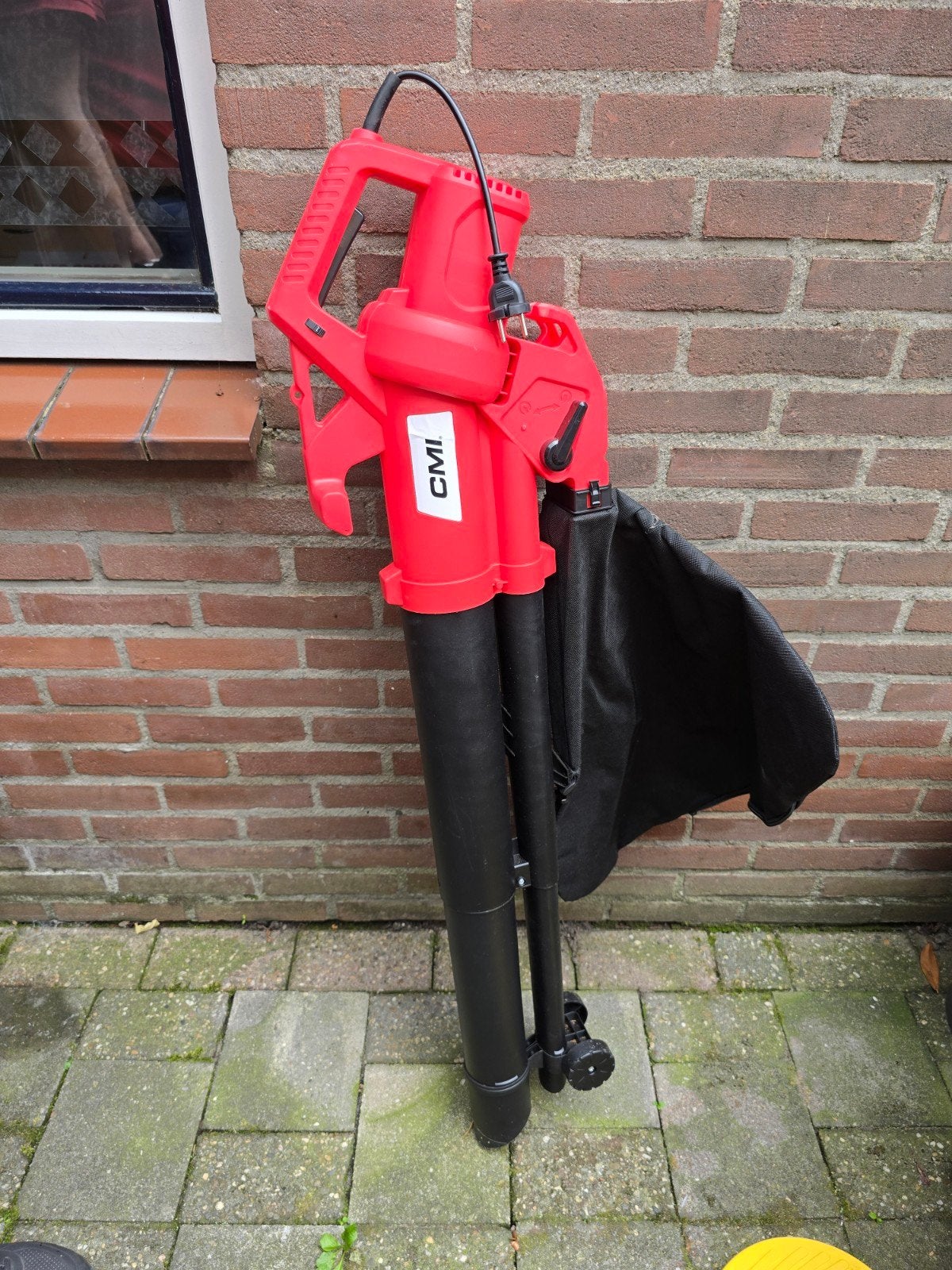 Bladblazer, Ophalen, Met opvangzak, Handgedragen, Zo goed als nieuw