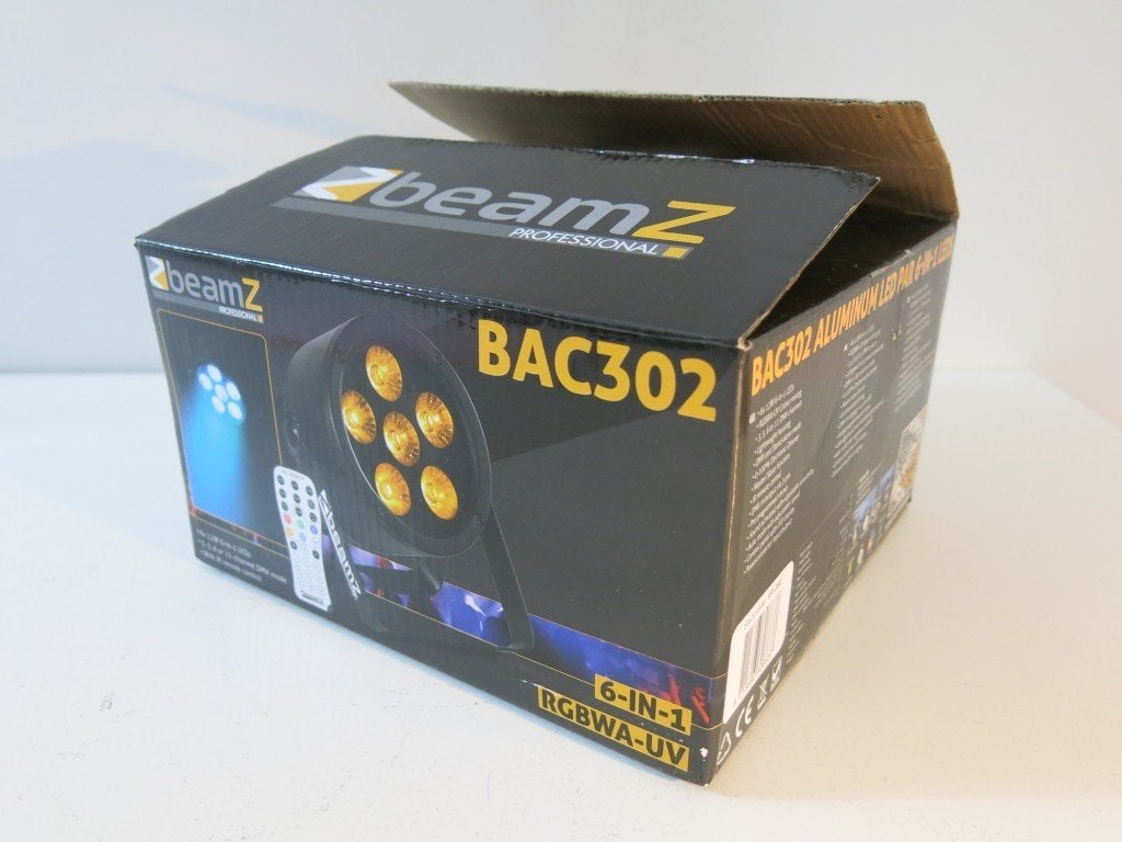 BeamZ BAC302 Aluminium LED ProPar, Ophalen of Verzenden, Nieuw, Discobol