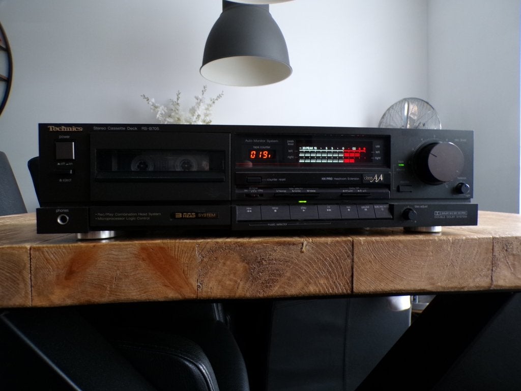 Technics Class AA amplifier SU-V550 + RS-B705 cassette deck, Overige merken, Gebruikt, Cassettedeck, Losse componenten
