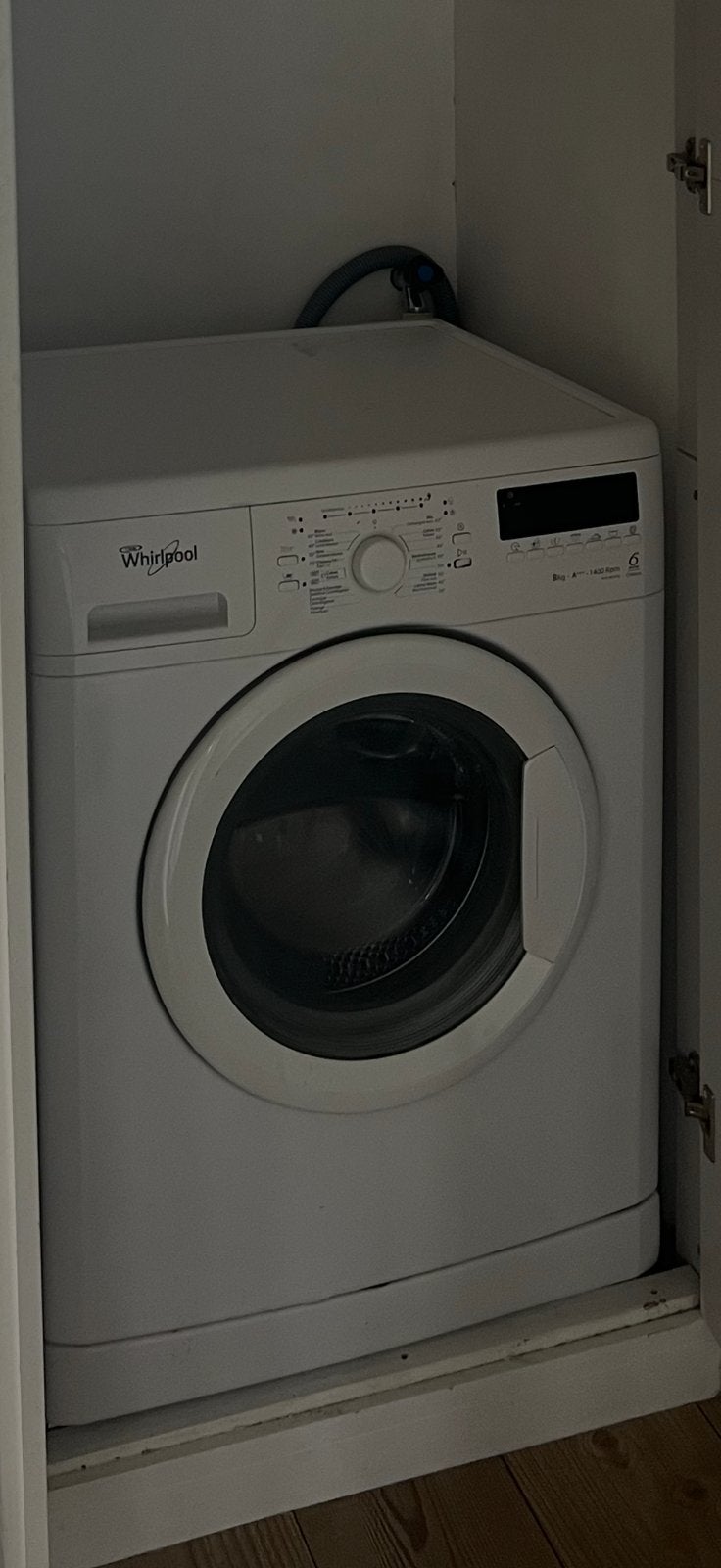 Wasmachine wirlpool, Witgoed en Apparatuur, Wasmachines, Ophalen, 1200 tot 1600 toeren, Gebruikt, 8 tot 10 kg