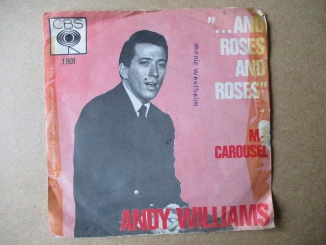 s5319 andy williams - and roses and roses, Ophalen, Gebruikt, 7 inch, Overige genres