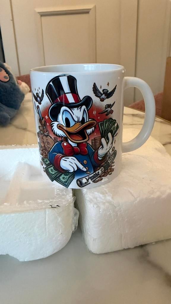Mok Dagobert duck, Verzamelen, Disney, Ophalen of Verzenden, Donald Duck, Nieuw, Servies