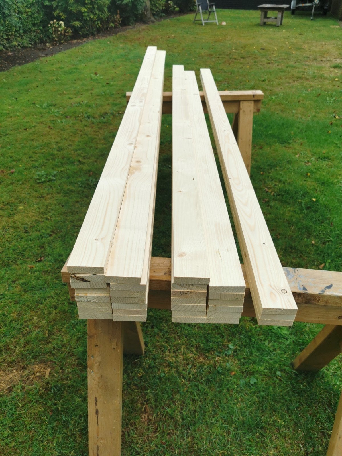 Geschaafd Vurenhout Rachel 18x70x2100/2400/2700, Ophalen, Balk, Vuren, 50 mm of meer