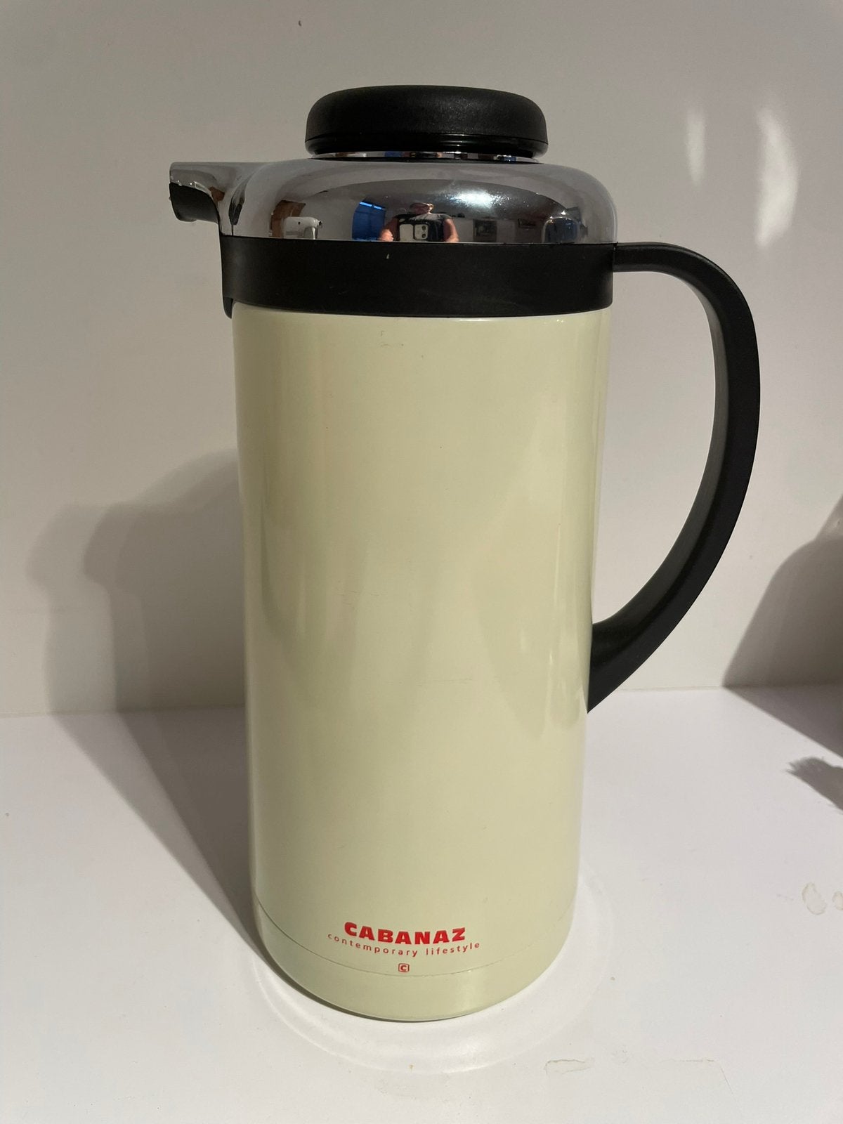 Cabanaz thermoskan creme, Overige typen, Ophalen, Zo goed als nieuw, Overige merken