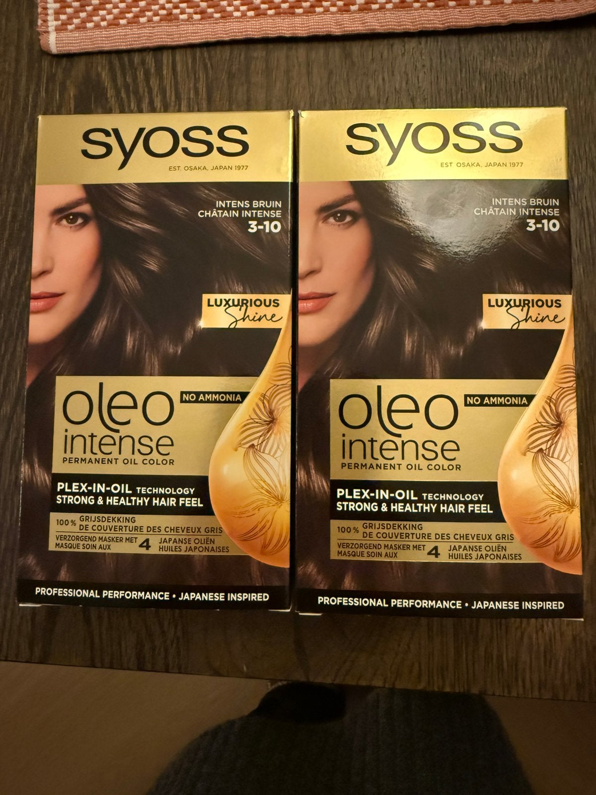 Syoss Oleo Intense haarverf in de kleur 3-10 - 2 pakken, Ophalen of Verzenden, Nieuw, Overige typen
