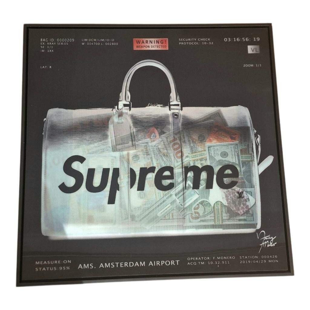Lenticular X-Ray Louis Vuitton Bag - SUPREME 70x70cm, Ophalen