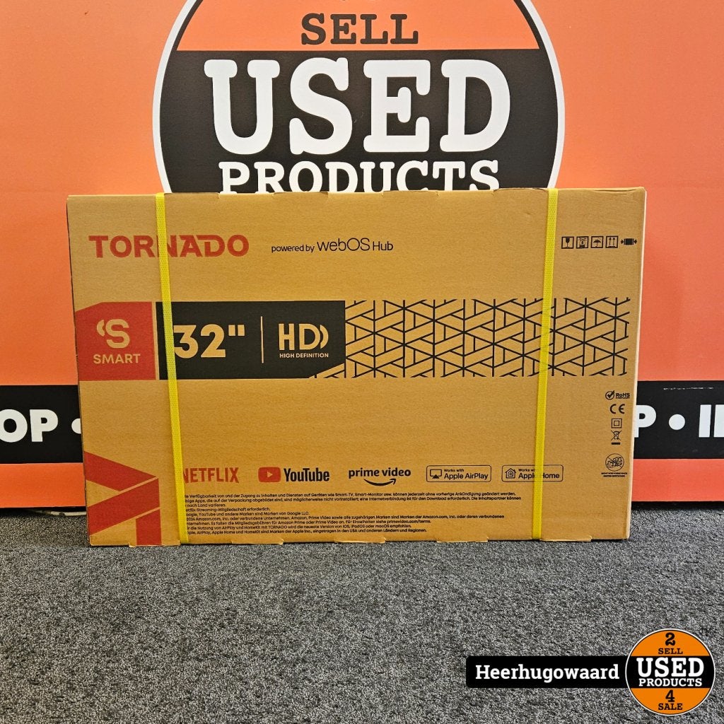 TORNADO 32ES4301X Smart TV 32'' Nieuw in Doos, Ti Sento, Zo goed als nieuw, Support@tisento.com, Oostplein 6
3011 AH Rotterdam
Netherlands