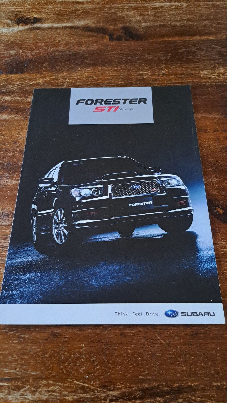 Japanse folder Subaru Forester STI SG 2005, Ophalen of Verzenden, Zo goed als nieuw, Auto's