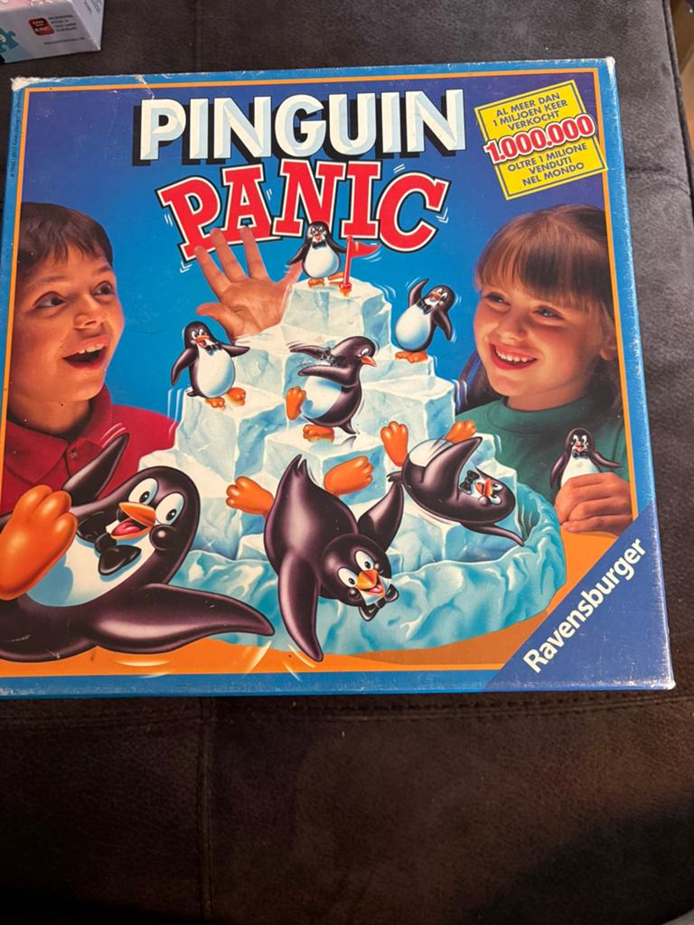 Pinguïn Panic - Leuk familiespel van Ravensburger, Drie of vier spelers, Ophalen of Verzenden, Gebruikt