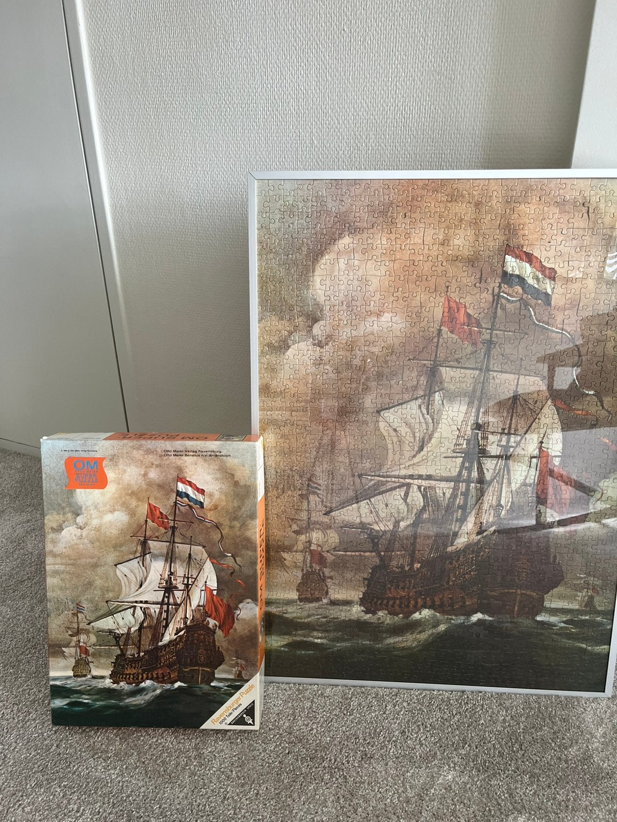 Puzzel in lijst, Antiek en Kunst, Ophalen of Verzenden