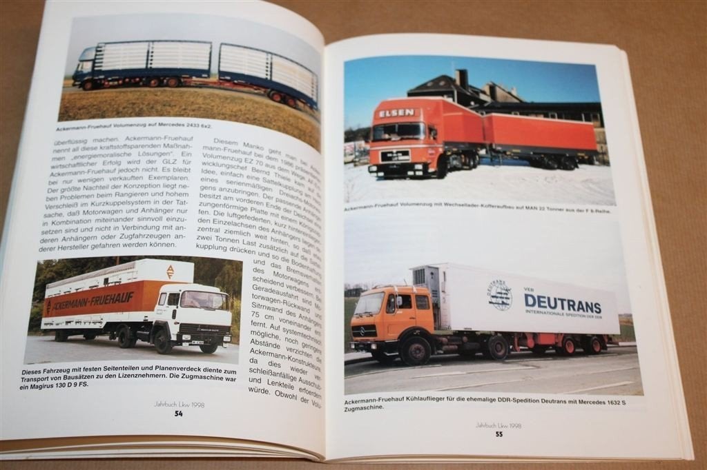 Jahrbuch Lastwagen 1998 — Vrachtwagens en Transporteurs, Ophalen of Verzenden, Gelezen, Tractor en Landbouw