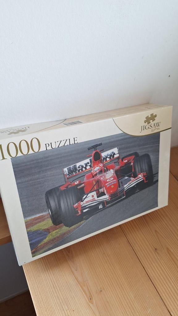 Puzzel 100 stukjes formule 1, Ophalen of Verzenden, 500 t/m 1500 stukjes, Zo goed als nieuw