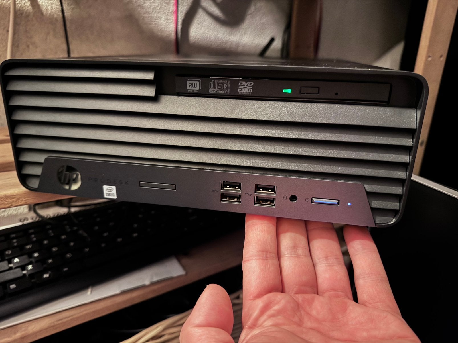 HP ProDesk 400 G7 SSF i3-10100, Computers en Software, Desktop Pc's, Ophalen, Zo goed als nieuw, 3 tot 4 Ghz, HDD