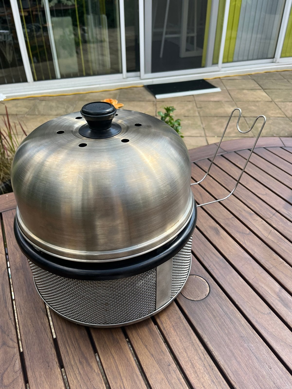 COBB tafel bbq, die niet warm wordt /buitenkant plus toebeh, Ophalen of Verzenden, Zo goed als nieuw
