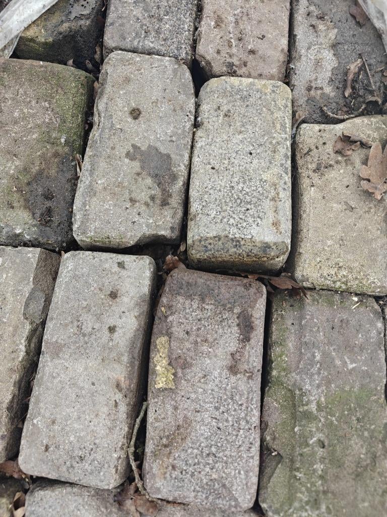 Oud gebakken Klinkerkeien genuanceerd K8, Ophalen, Gebruikt, Keramiek, Klinkers