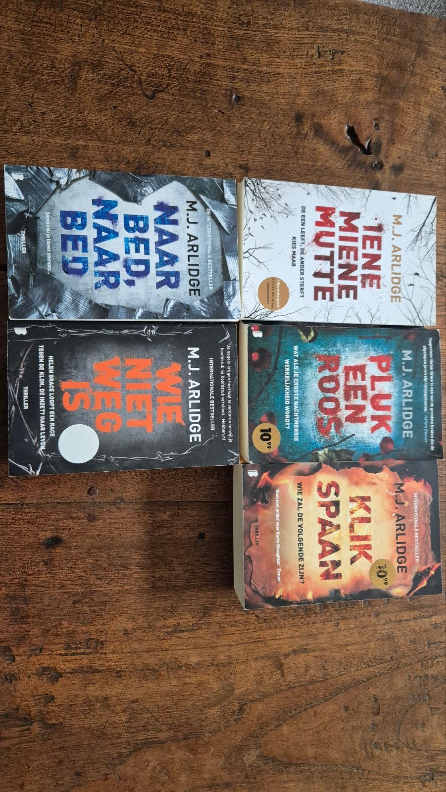 M.J. Arlidge Thriller Boeken Set - 5 Spannende Titels, Ophalen of Verzenden, Gelezen, M.J. Arlidge, Europa overig