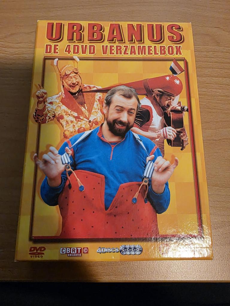 Urbanus de 4 dvd box, Alle leeftijden, Ophalen of Verzenden, Zo goed als nieuw, Stand-up of Theatershow