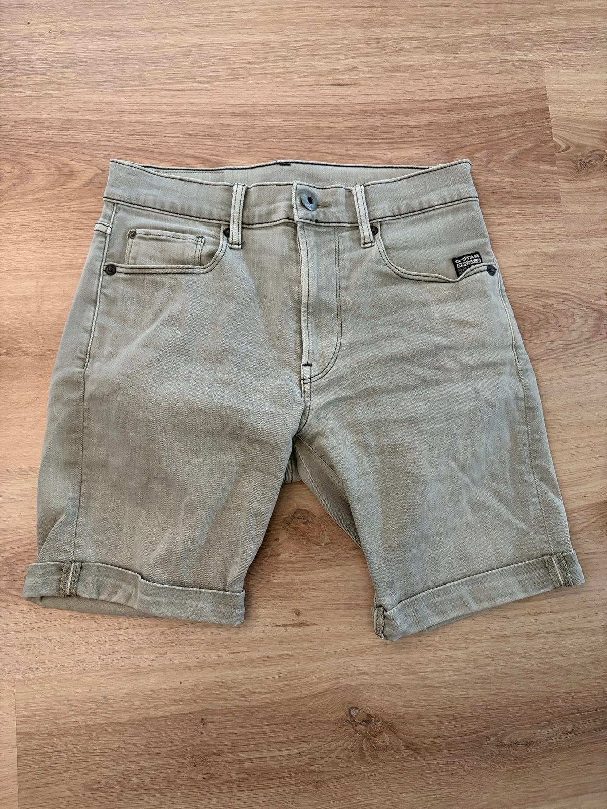 G-Star RAW 3301 Slim Short - Maat 28, Ophalen of Verzenden, Zo goed als nieuw, Overige kleuren, W32 (confectie 46) of kleiner