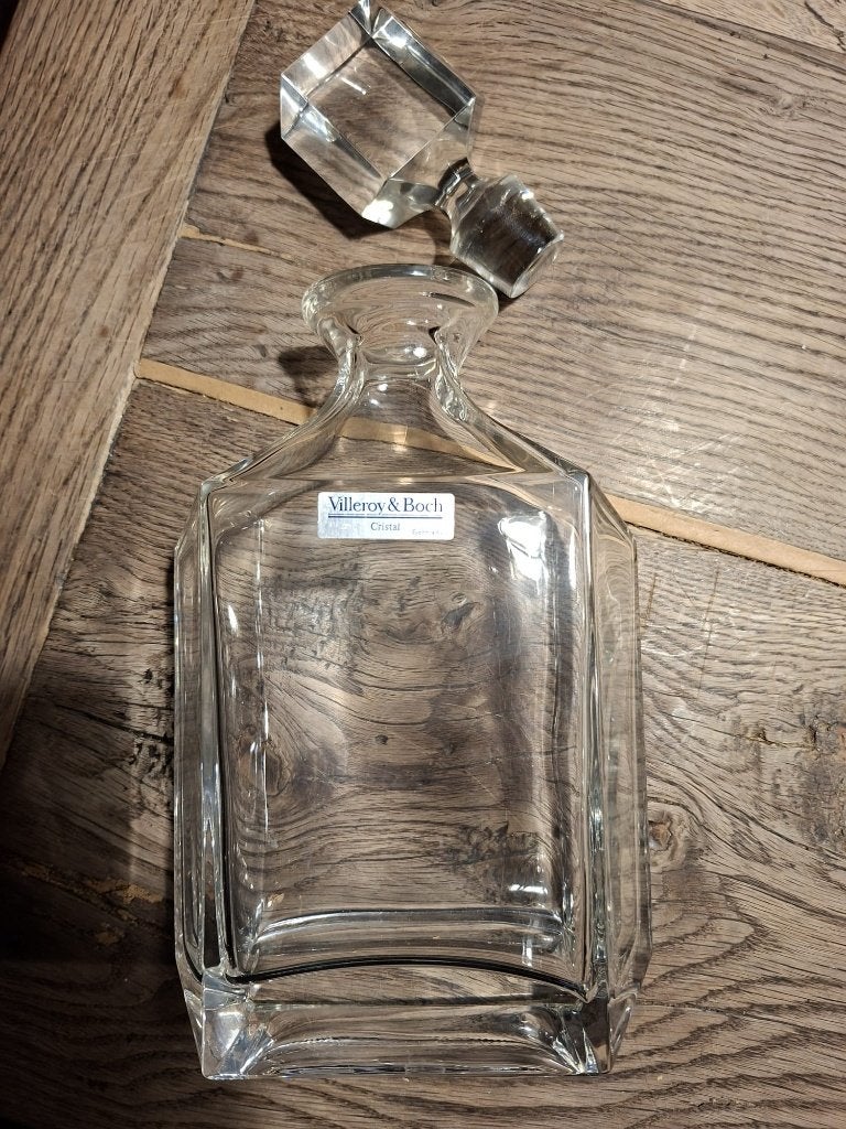 kristallen Whisky karaf Boch, jaren 1960, Ophalen of Verzenden
