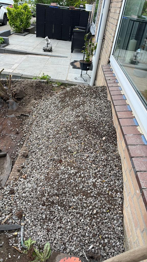 Siergrind licht grijs gratis afhalen, Tuin en Terras, Grind, Keien en Split, Ophalen, Gebruikt, Grijs