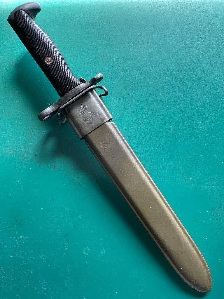 US Garand bajonet origineel wo2 ww2, Verzamelen, Ophalen of Verzenden, Landmacht, Amerika, Mes of Dolk