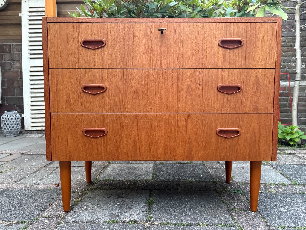 Zweedse smi kastje / ladekast retro vintage jaren 60s, Ophalen, Gebruikt, Deens design - Scandinavisch - Pastoe  - Louis van Teeffelen