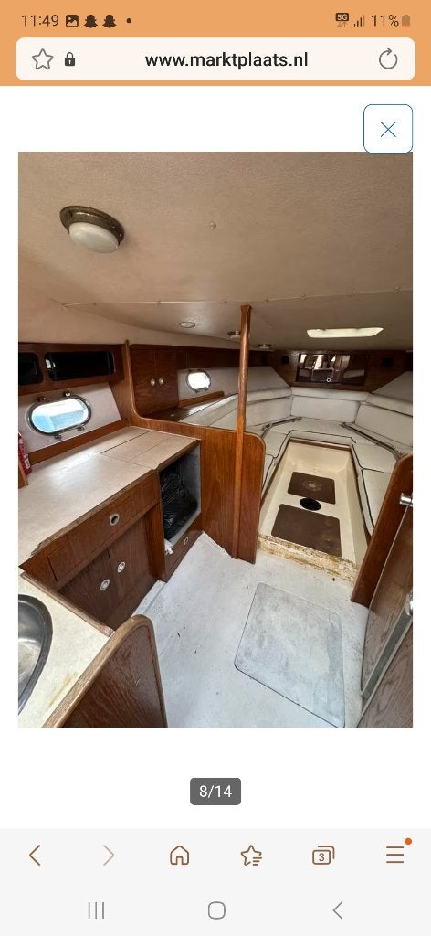 Princess  riviera, Watersport en Boten, Motorboten en Motorjachten, Gebruikt, Diesel, 320 pk, Polyester