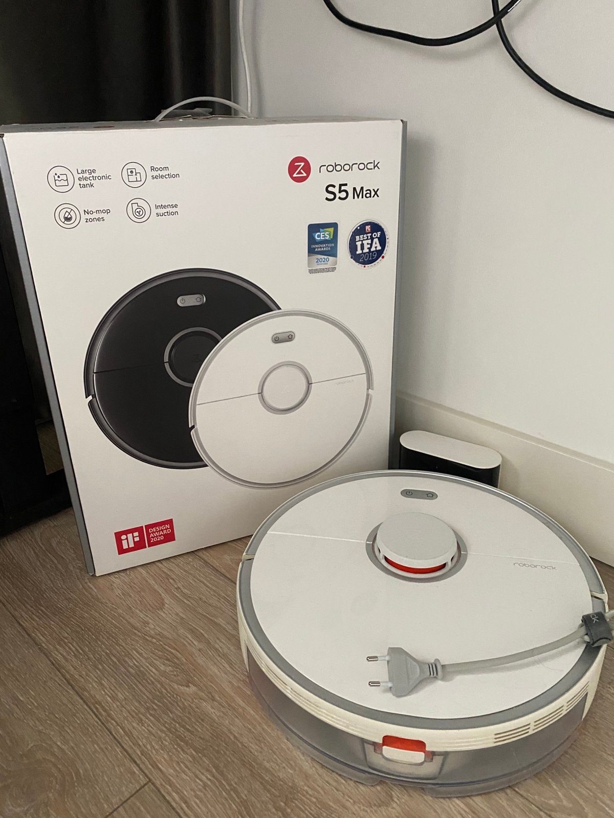 Roborock S5 Max, Witgoed en Apparatuur, Stofzuigers, Ophalen of Verzenden, Robotstofzuiger