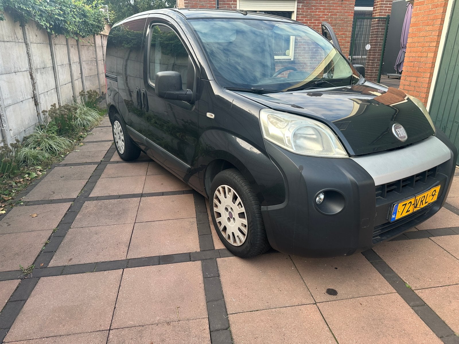 Fiat Fiorino 1.3 MJ 2008 met wat werk, Voorwielaandrijving, Stof, Zwart, 4 cilinders