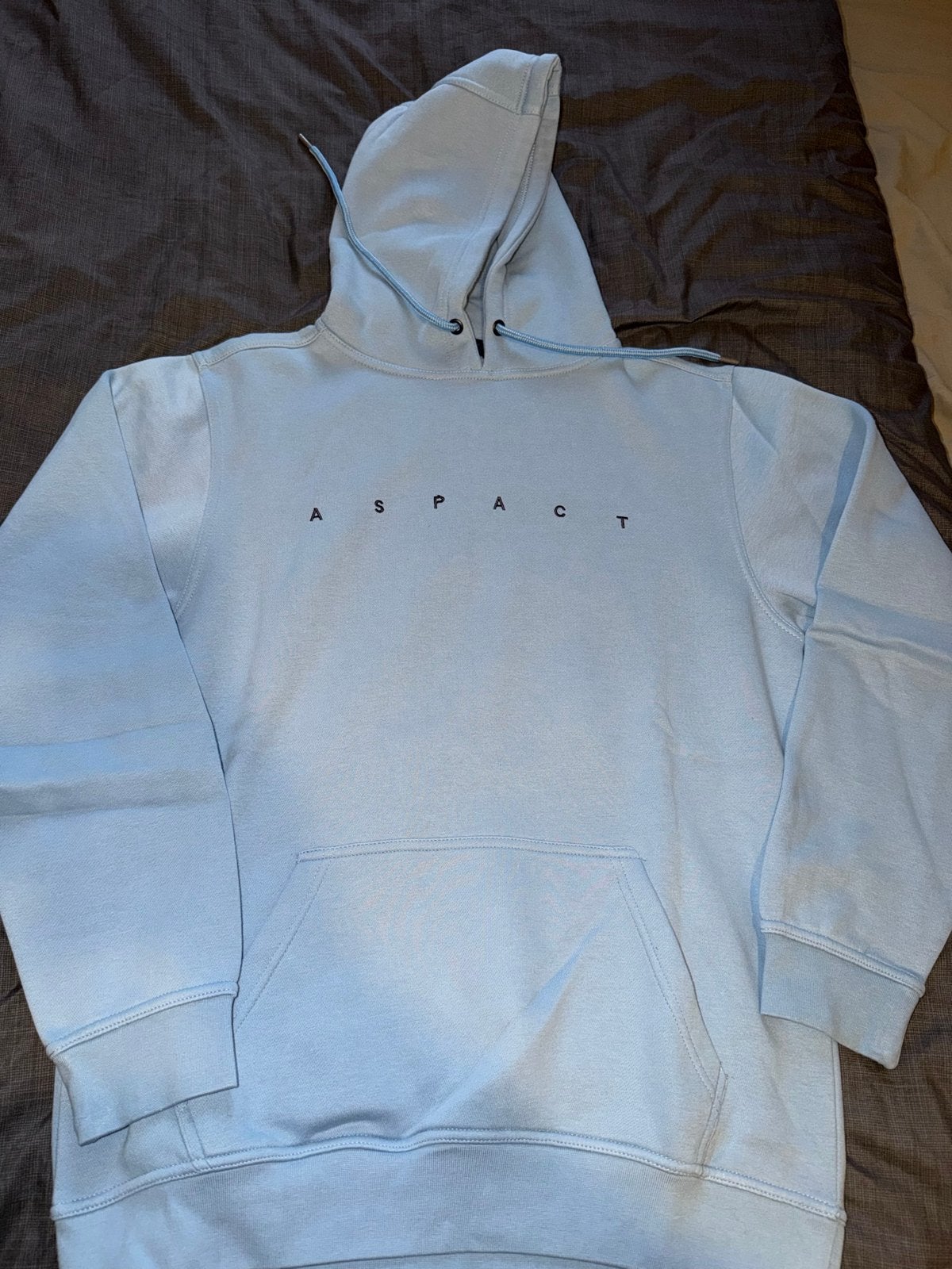 Aspact hoodie maat L, Ophalen, Zo goed als nieuw, Maat 52/54 (L), Blauw