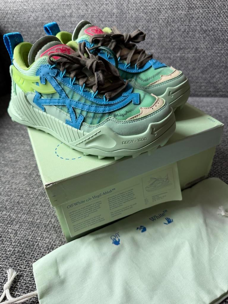 Off-White Odsy 1000 sneakers maat 38, Sportschoenen, Nieuw, Ophalen of Verzenden, Groen