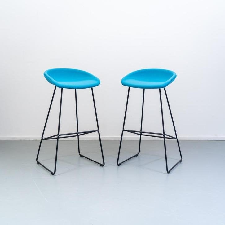 6 Hay About a stool AAS38 barkruk 75 cm Blauw