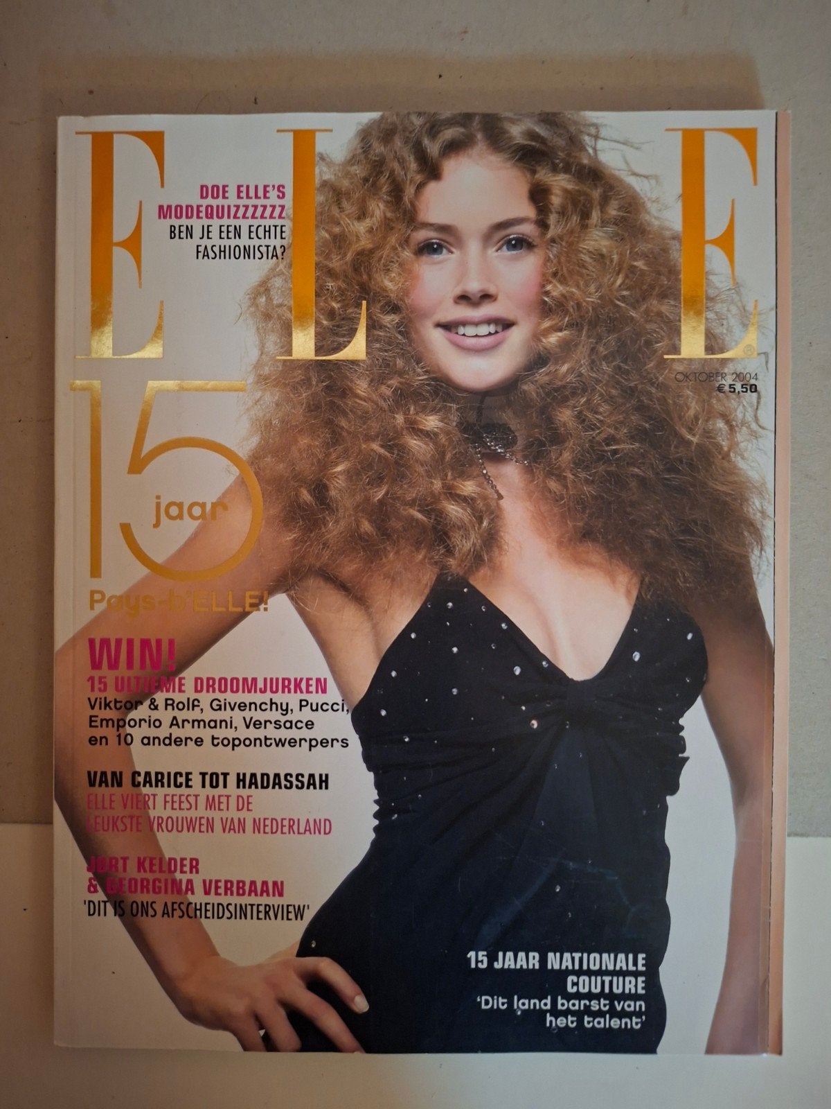 elle doutzen kroes issue 2004 fashion magazine, Verzenden, 1980 tot heden, Nederland, Tijdschrift
