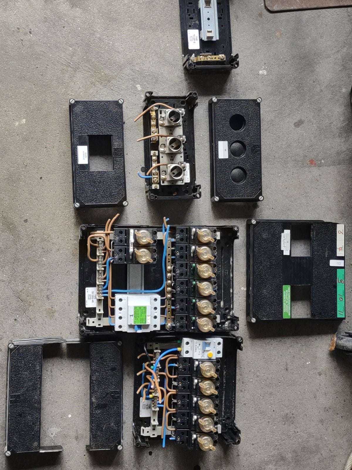 gedemonteerde stoppenkast, elektriciteitskast, Ophalen of Verzenden, Schakelaar