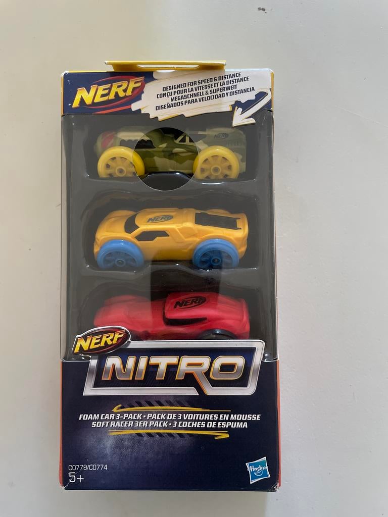 Nerf nitro autos, Ophalen