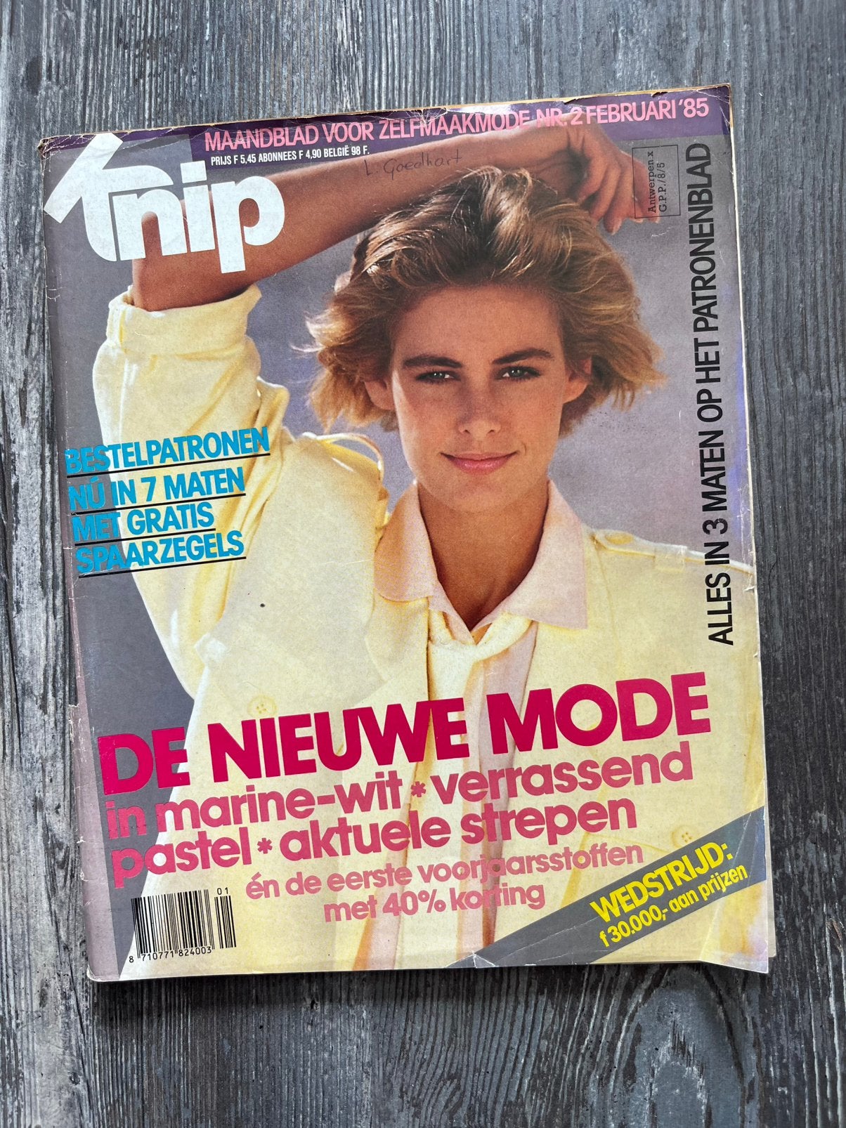 Knip februari 1985, Ophalen of Verzenden, Zo goed als nieuw, Vrouw, Knipmode