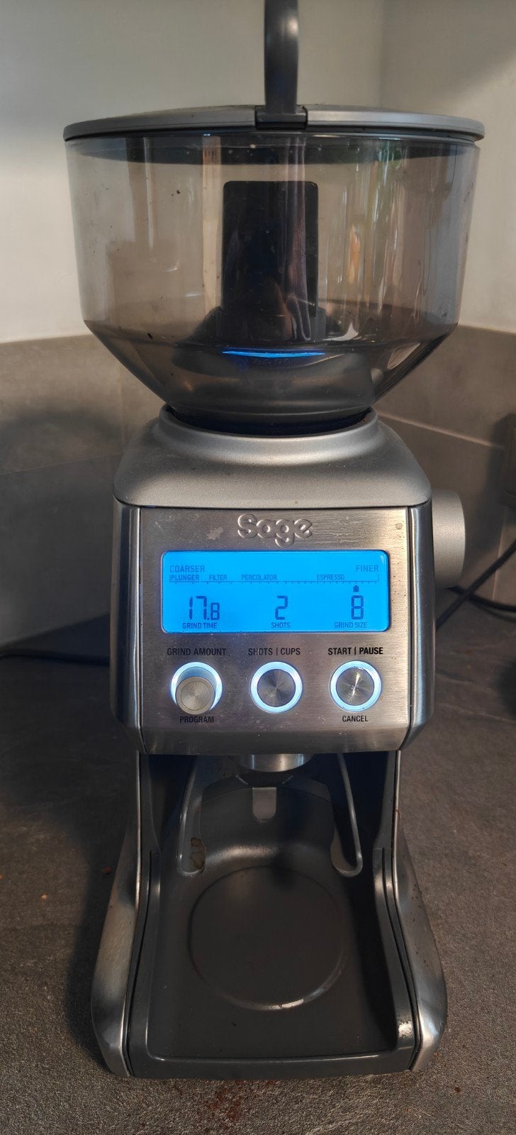 Sage Smart Grinder Pro - Koffiemolen, Ophalen, Gebruikt, Overige modellen, 10 kopjes of meer