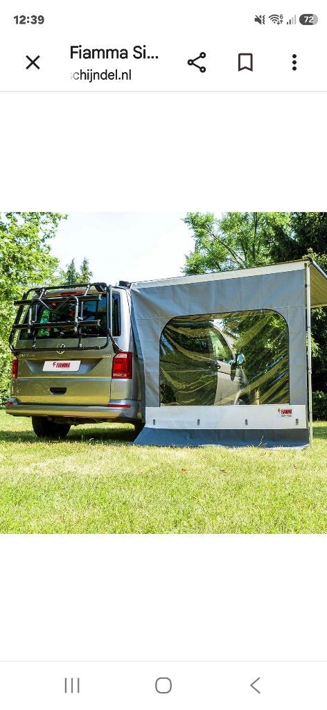 Fiamma zijwand voor luifel VW T5, Ophalen, Zo goed als nieuw