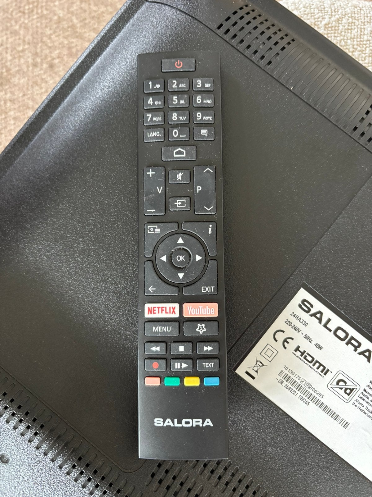 Salora 24 inch TV - Compact en Compleet, Audio, Tv en Foto, Televisies, 50 Hz, HD Ready (720p), Smart TV, 60 tot 80 cm