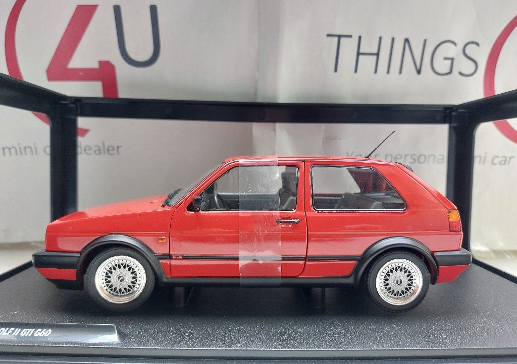 Solido 1:18 Volkswagen Golf 2 GTI G60 1989 rood nieuw, Hobby en Vrije tijd, Modelauto's | 1:18, Ophalen of Verzenden, Nieuw, Auto